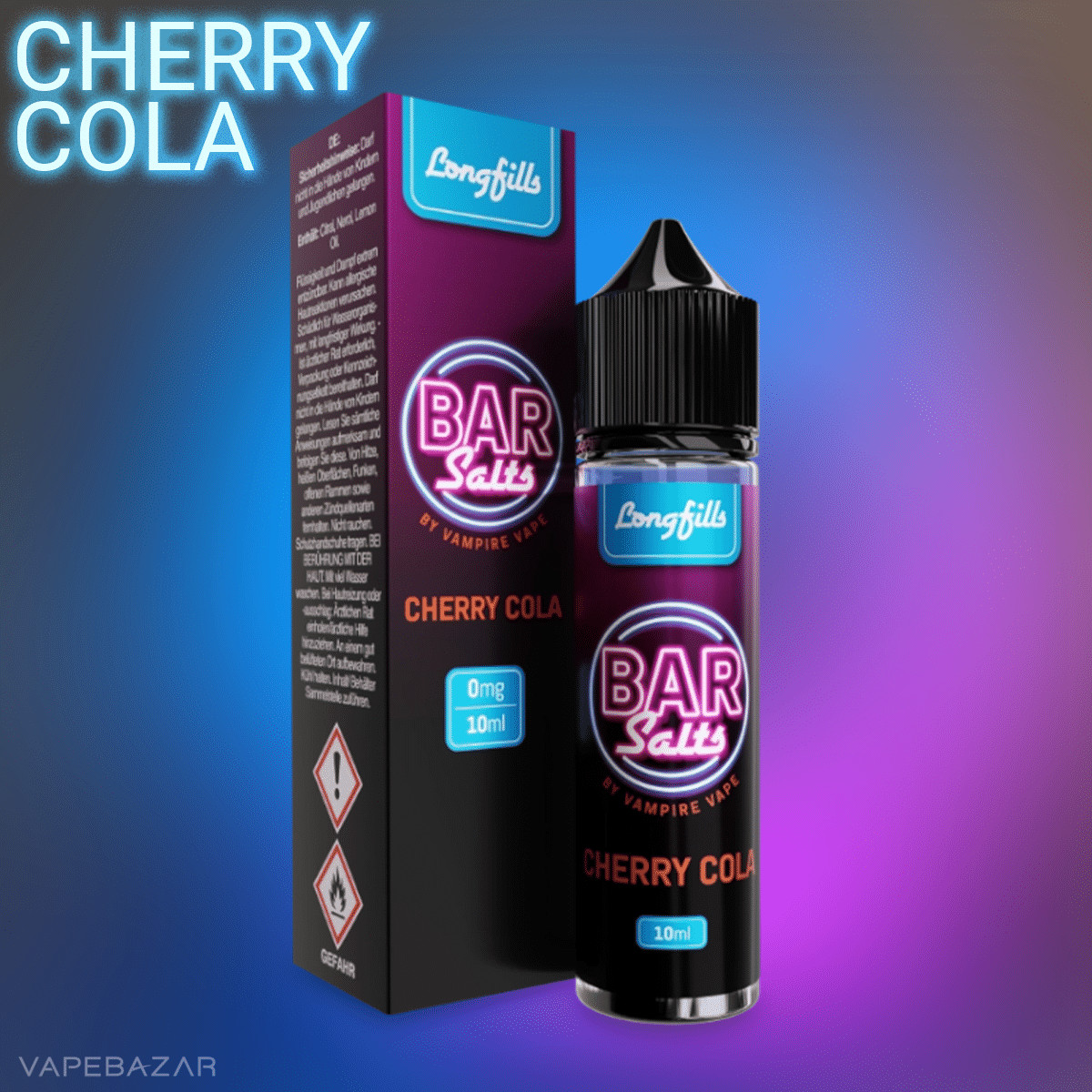Vampire Vape Bar Salts Longfill Cherry Cola2 1 | Vapebazar Bar Salts Longfills - Cherry Cola 10Ml