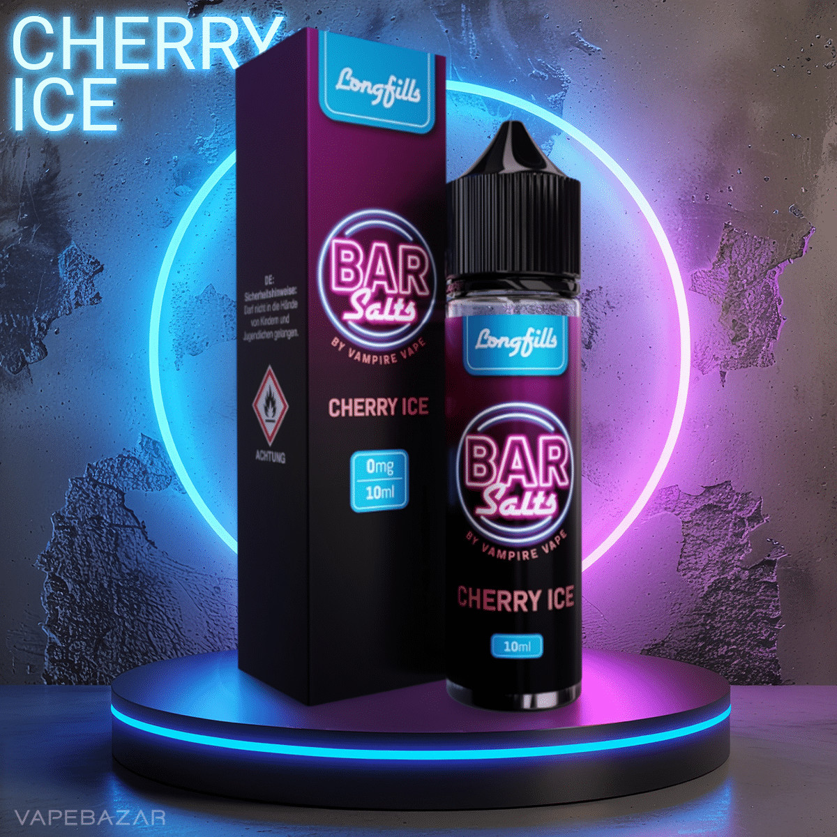 Vampire Vape Bar Salts Longfill Cherry Ice | Vapebazar Vampire Vape Bar Salts Longfill - Cherry Ice