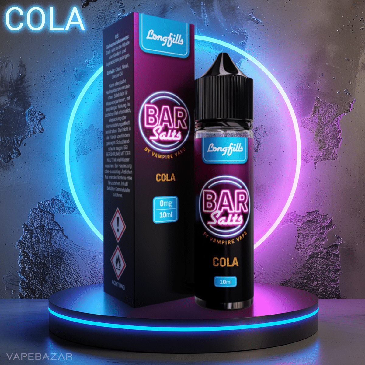 Vampire Vape Bar Salts Longfill Cola | Vapebazar Vampire Vape Bar Salts Longfill - Cola