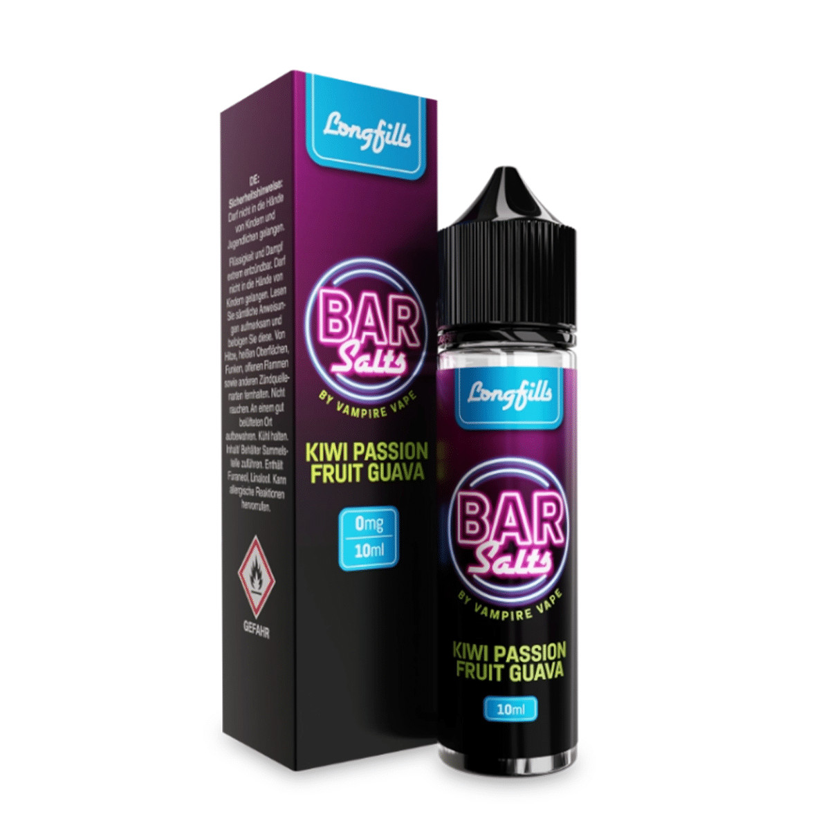 Vampire Vape Bar Salts Longfill Kiwi Passion Fruit Guava3 | Vapebazar Bar Salts Longfills - Kiwi Passion Fruit Guava 10Ml
