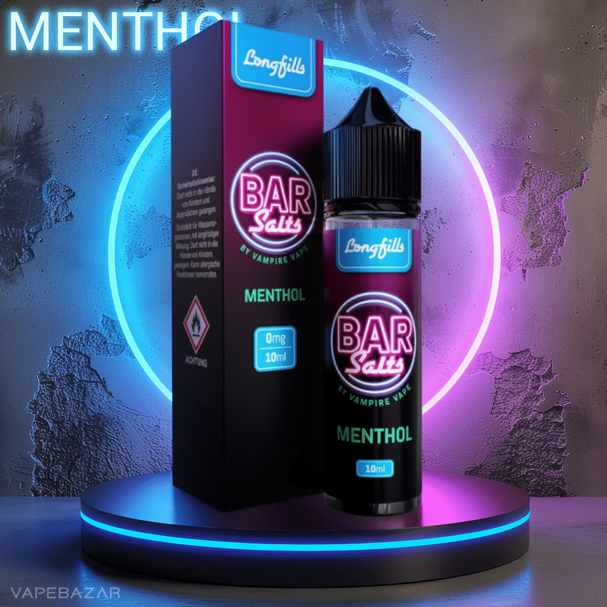 Vampire Vape Bar Salts Longfill Menthol | Vapebazar Vampire Vape Bar Salts Longfill - Menthol