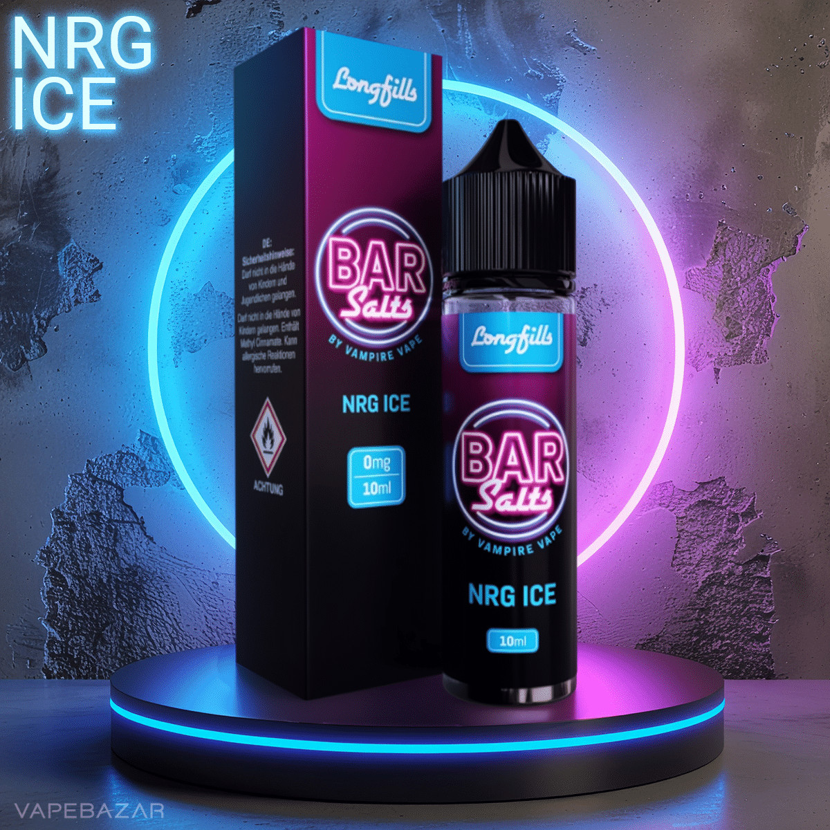 Vampire Vape Bar Salts Longfill NRG Ice | Vapebazar Vampire Vape Bar Salts Longfill - Nrg Ice