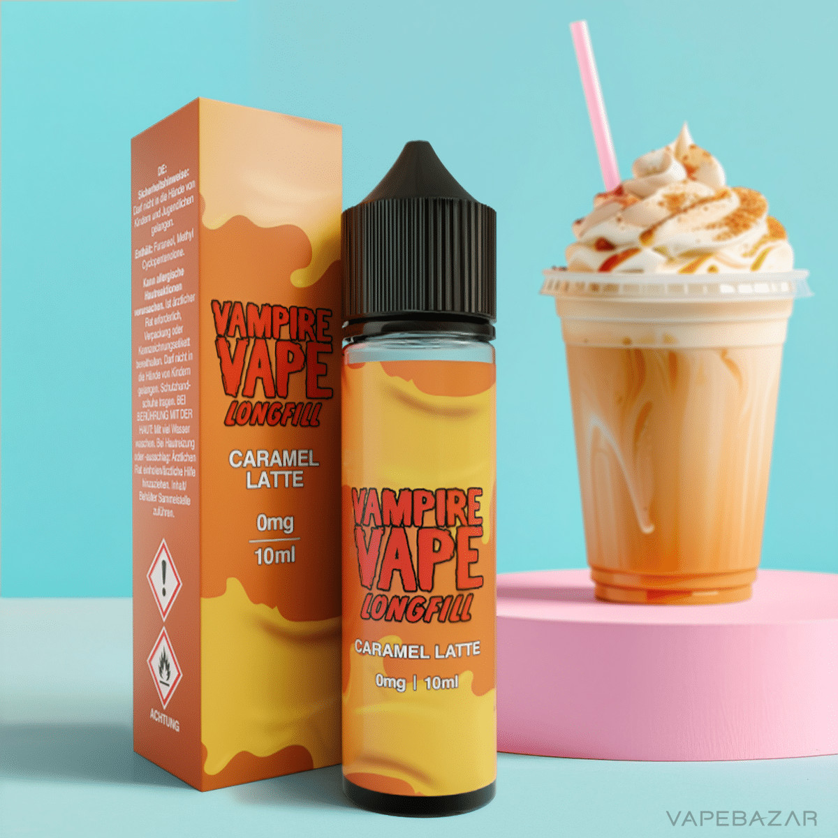 Vampire Vape Longfil Dessert Caramel Latte 2 | Vapebazar Vampire Vape Longfill Dessert - Caramel Latte-2