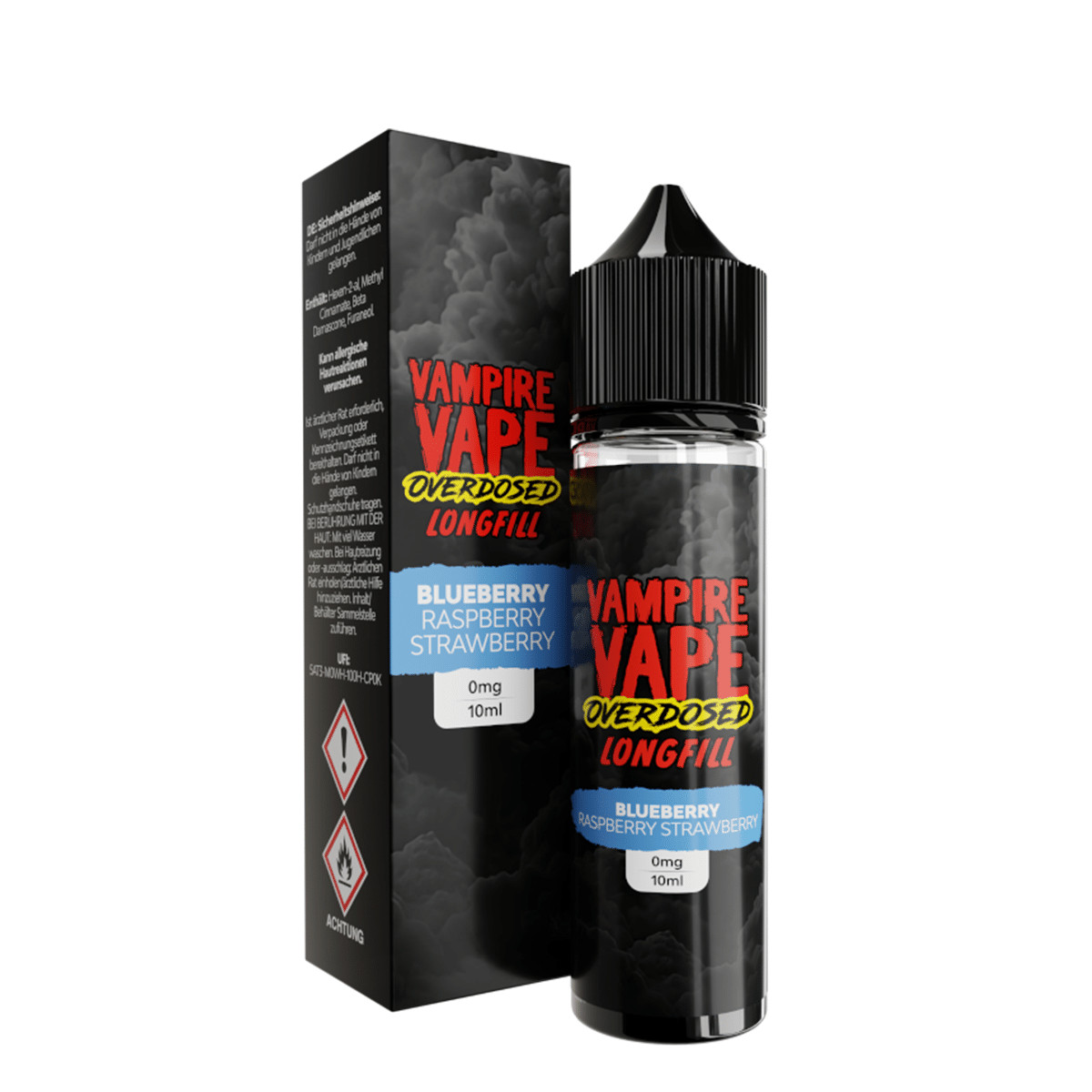 Vampire Vape Overdosed Blueberry Raspberry Strawberry | Vapebazar Vampire Vape Overdosed Longfill - Blueberry Raspberry Strawberry 10Ml