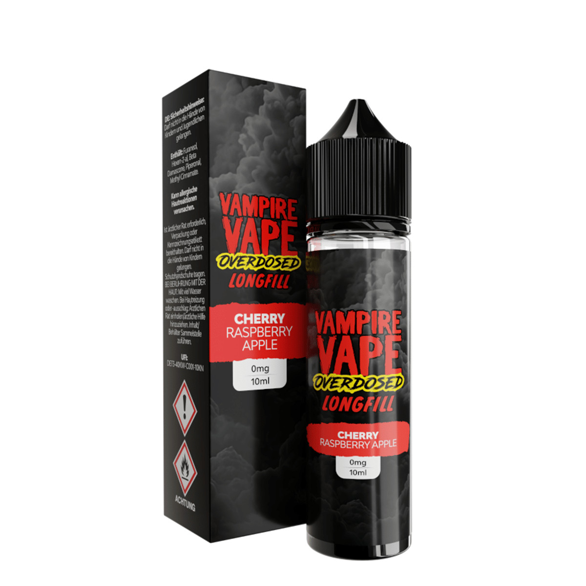 Vampire Vape Overdosed Cherry Raspberry Apple | Vapebazar Vampire Vape Overdosed Longfill - Blueberry Raspberry Strawberry 10Ml
