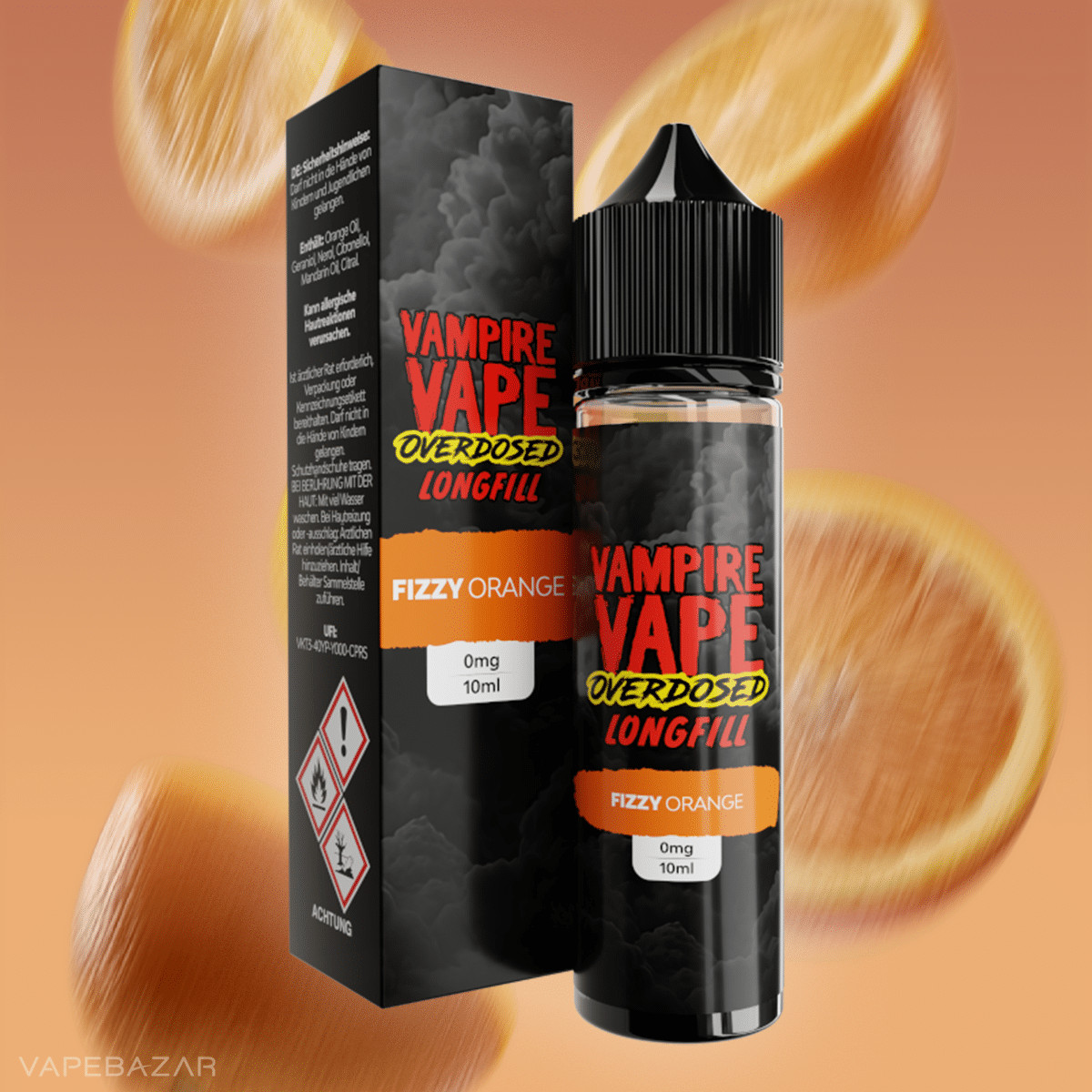 Vampire Vape Overdosed Fizzy Orange 2 | Vapebazar Vampire Vape Overdosed - Fizzy Orange-2