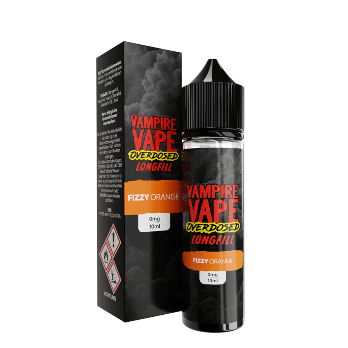 Vampire Vape Overdosed Fizzy Orange | Vapebazar Vampire Vape Overdosed Longfill - Blueberry Raspberry Strawberry 10Ml