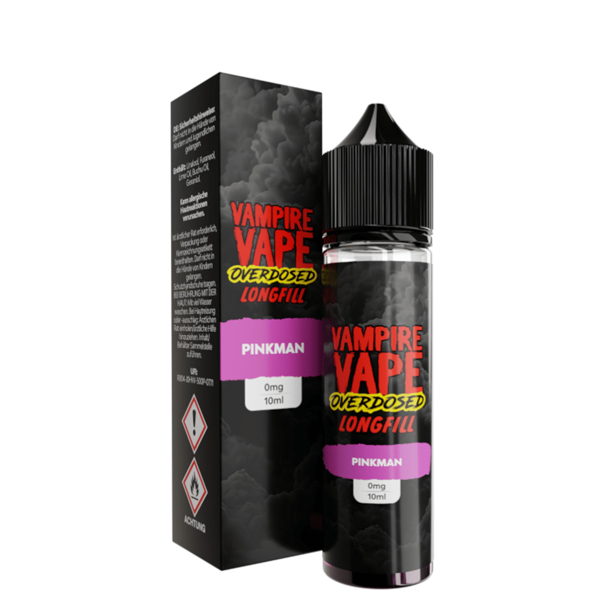 Vampire Vape Overdosed Pinkman | Vapebazar Vampire Vape Overdosed Longfill - Blueberry Raspberry Strawberry 10Ml