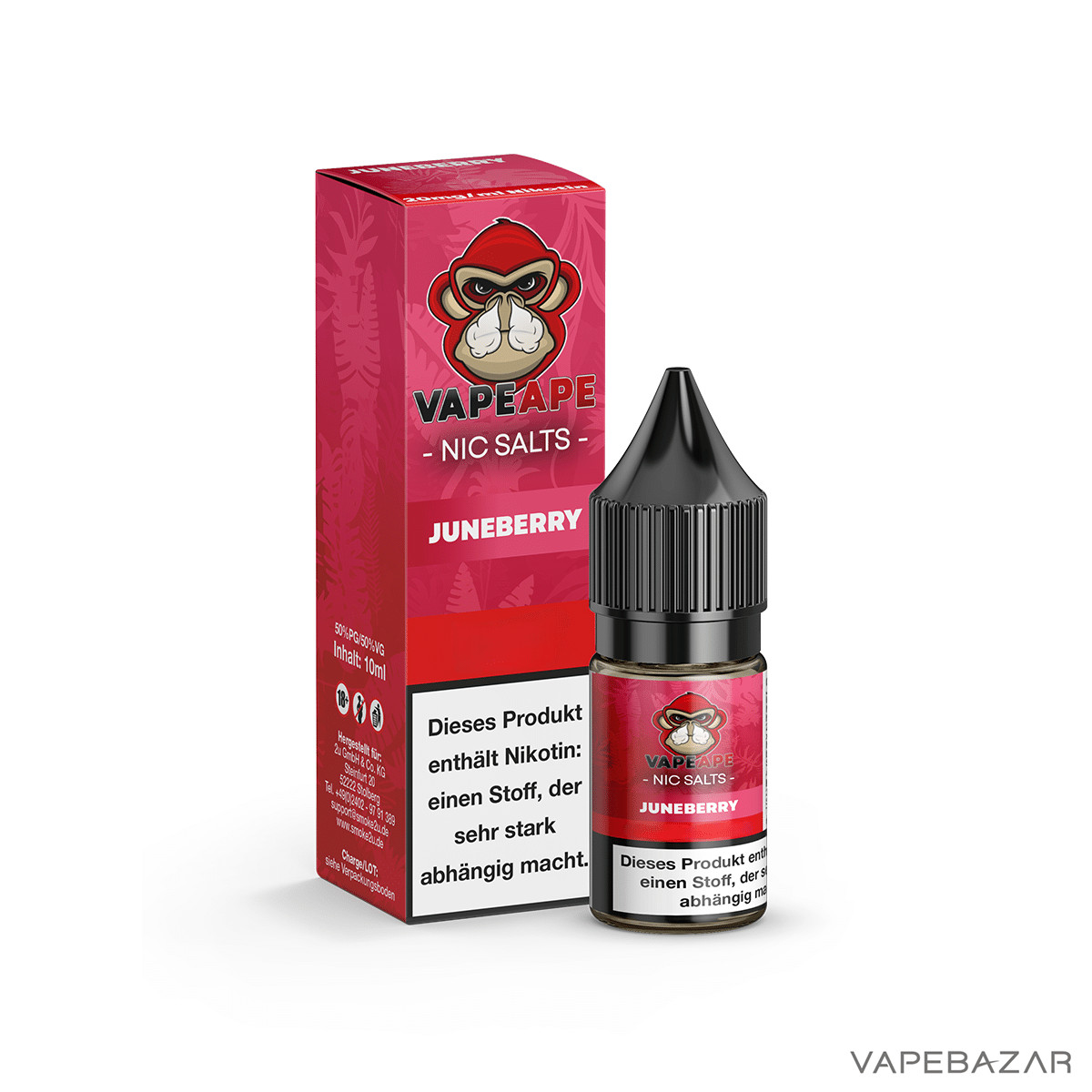 VapeApe Juneberry | Vapebazar Vapeape - Apple Acai - Nic Salts