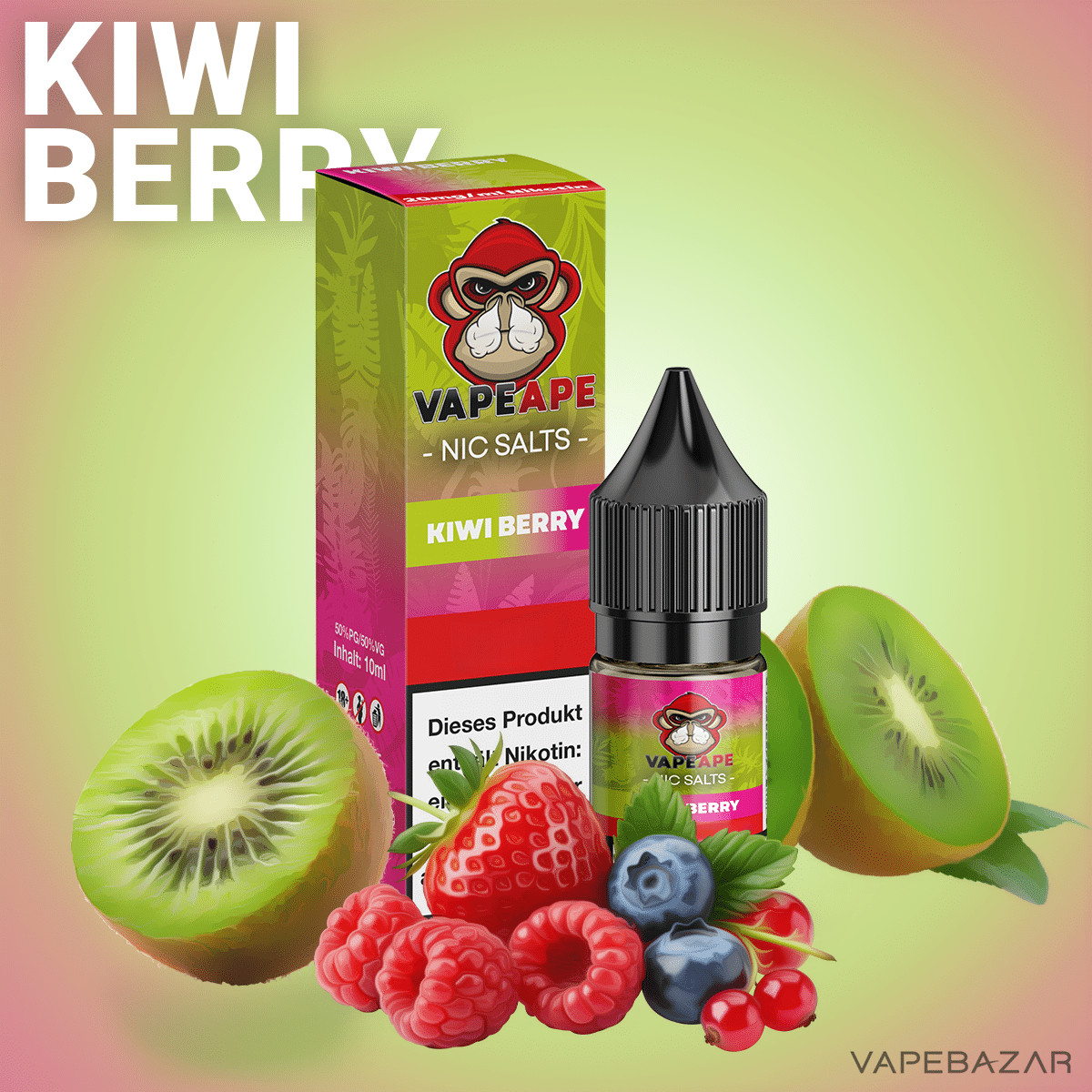 VapeApe Kiwi Berry | Vapebazar Vapeape - Kiwi Berry