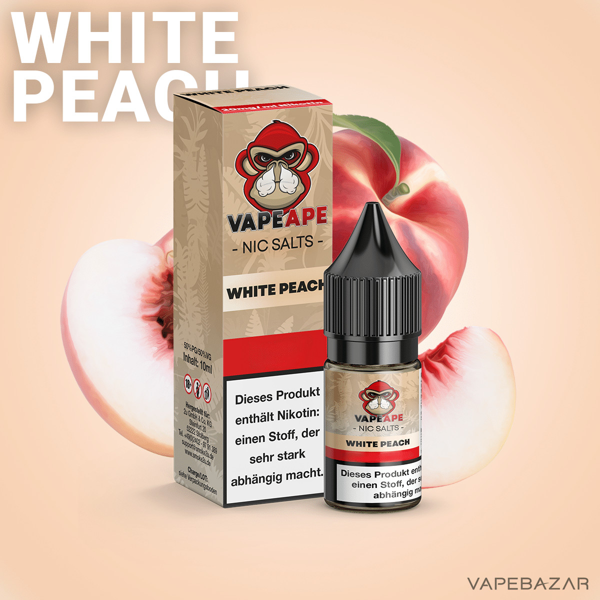 VapeApe White Peach | Vapebazar Vapeape - White Peach