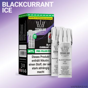 Al Fakher Pods Crown Bar 600 Pods - Blackcurrant Ice-1