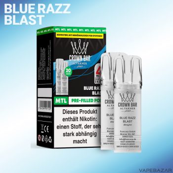 Al Fakher Pods Crown Bar 600 Pods - Blue Razz Blast-1