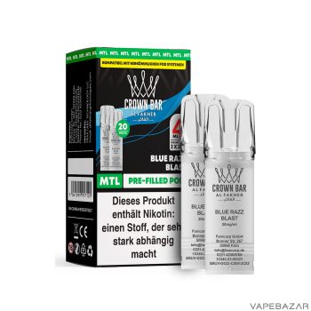 Al Fakher Pods Crown Bar 600 - MTL 20mg - Blue Razz Blast