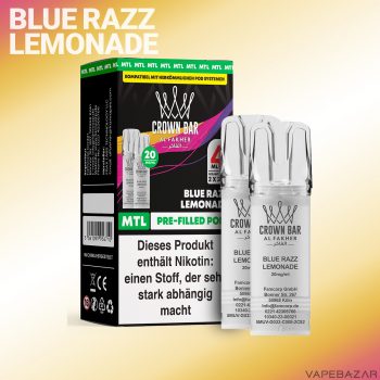 Al Fakher Pods Crown Bar 600 Pods - Blue Razz Lemonade-1