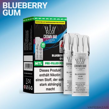 Al Fakher Pods Crown Bar 600 Pods - Blueberry Gum-1