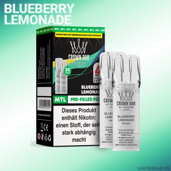 Al Fakher Pods Crown Bar 600 Pods - Blueberry Lemonade-1
