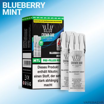 Al Fakher Pods Crown Bar 600 Pods - Blueberry Mint-1