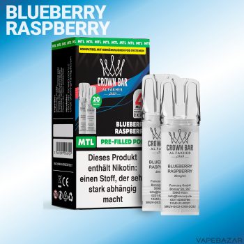 Al Fakher Pods Crown Bar 600 Pods - Blueberry Raspberry-1