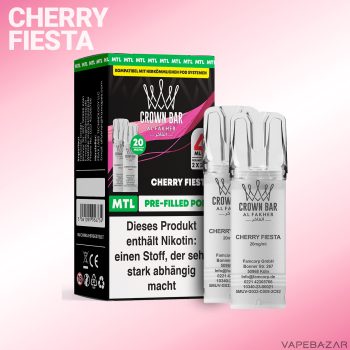 Al Fakher Pods Crown Bar 600 Pods - Cherry Fiesta-1