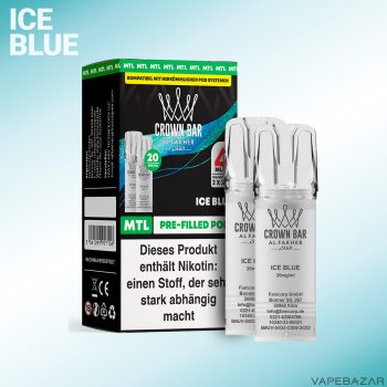 Al Fakher Pods Crown Bar 600 Pods - Ice Blue-1