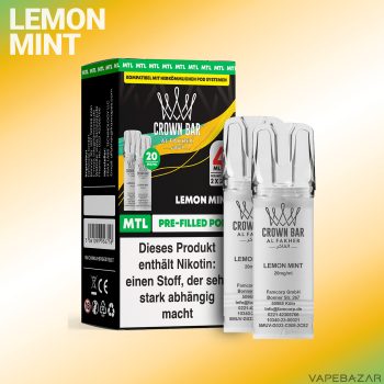 Al Fakher Pods Crown Bar 600 Pods - Lemon Mint-1