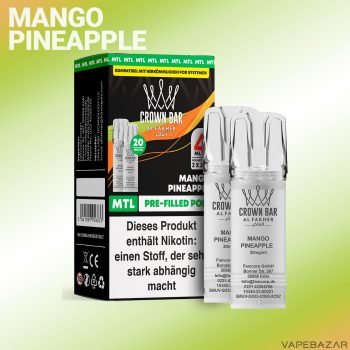 Al Fakher Pods Crown Bar 600 Pods - Mango Pineapple-1