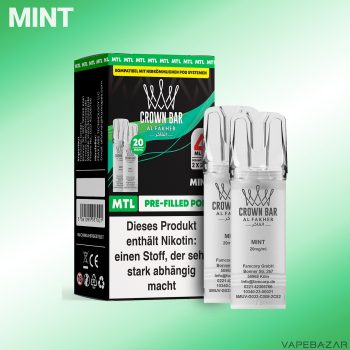 Al Fakher Pods Crown Bar 600 Pods - Mint-1