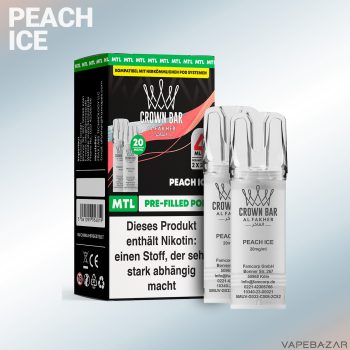Al Fakher Pods Crown Bar 600 Pods - Peach Ice-1
