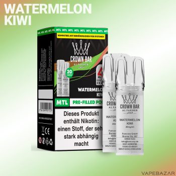 Al Fakher Pods Crown Bar 600 Pods - Watermelon Kiwi-1