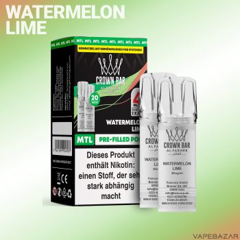 Al Fakher Pods Crown Bar 600 Pods - Watermelon Lime-1