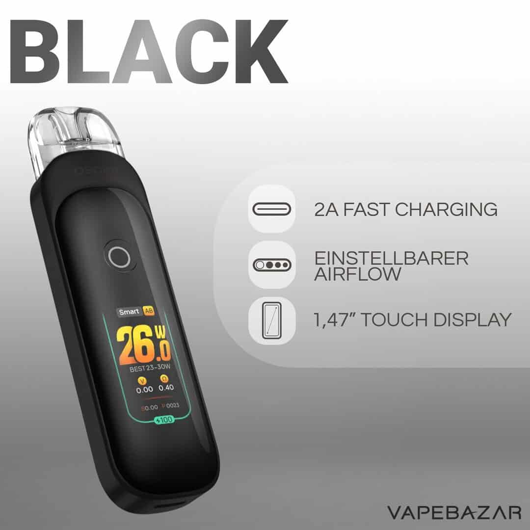 Aspire Pixo Pod Kit Black 2 | Vapebazar Aspire Pixo Pod Kit Black 2