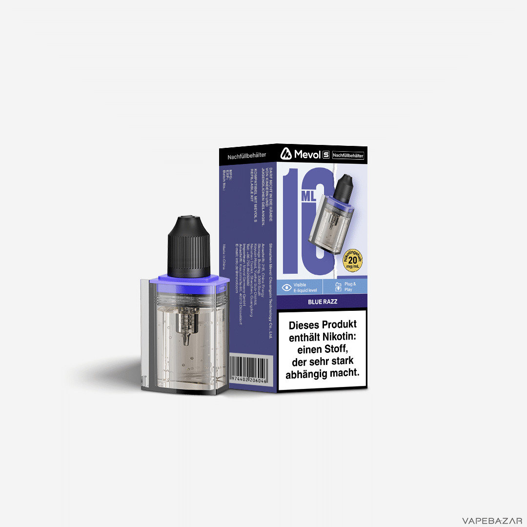 Blue Razz Unit | Vapebazar Mevol S 10K Pod - Blue Razz