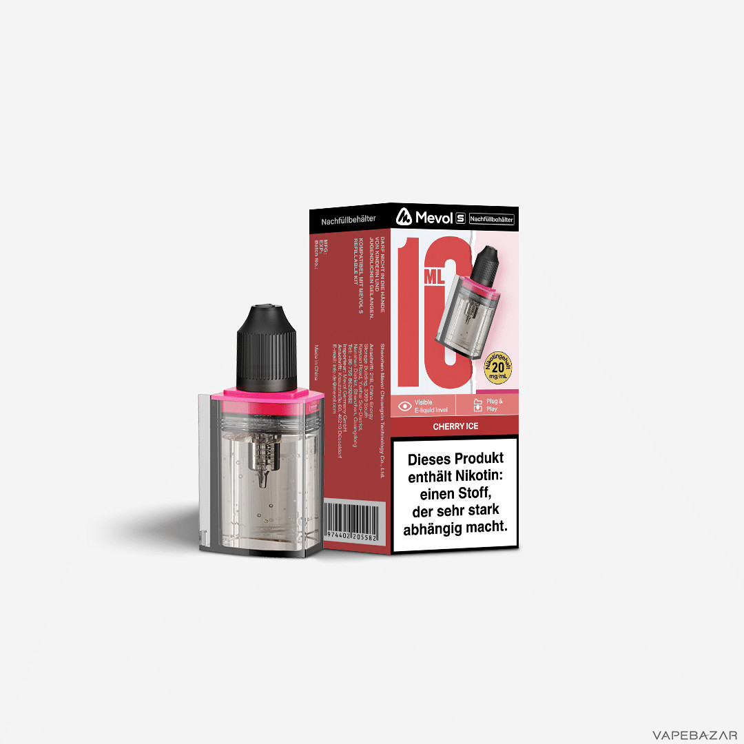 Cherry Ice Unit | Vapebazar Mevol S 10K Pod - Cherry Ice – Bild 2