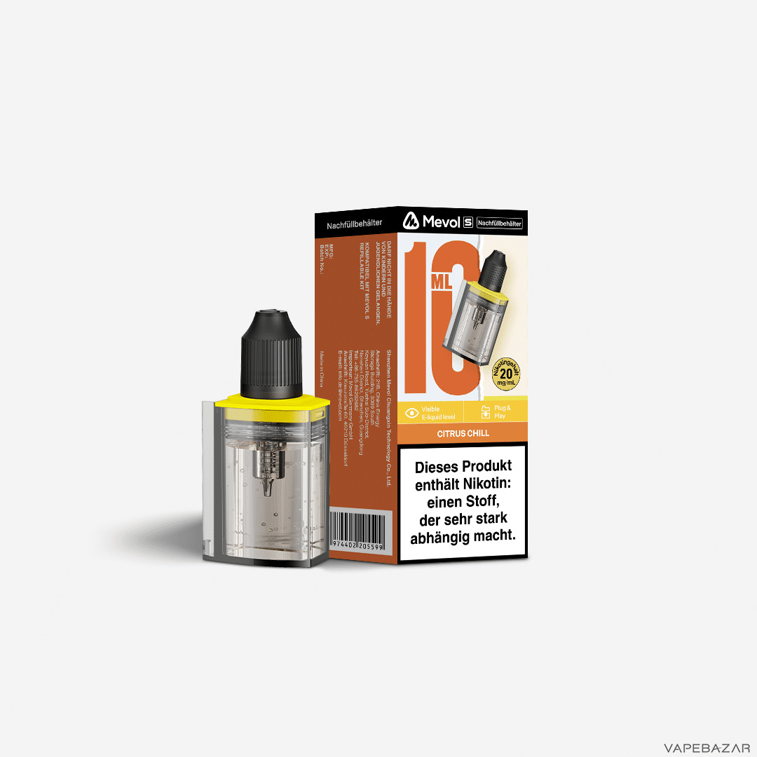 Citrus Chill Unit | Vapebazar Mevol S 10K Pod - Citrus Chill