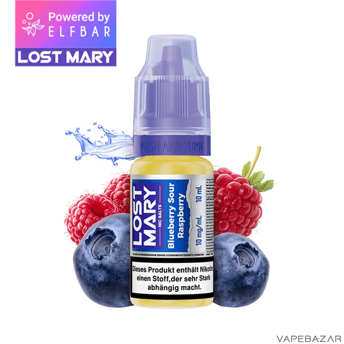 Elfbar Lost Mary Liquid NicSalt Blueberry Sour Raspbery | Vapebazar Lost Mary Nicsalt - Blueberry Sour Raspberry