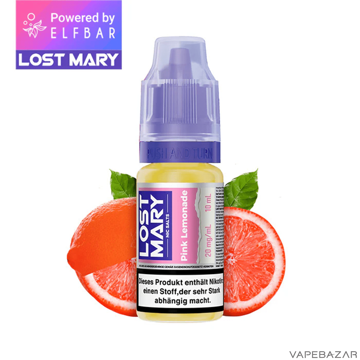 Elfbar Lost Mary Liquid NicSalt Pink Lemonade | Vapebazar Lost Mary Nicsalt - Pink Lemonade