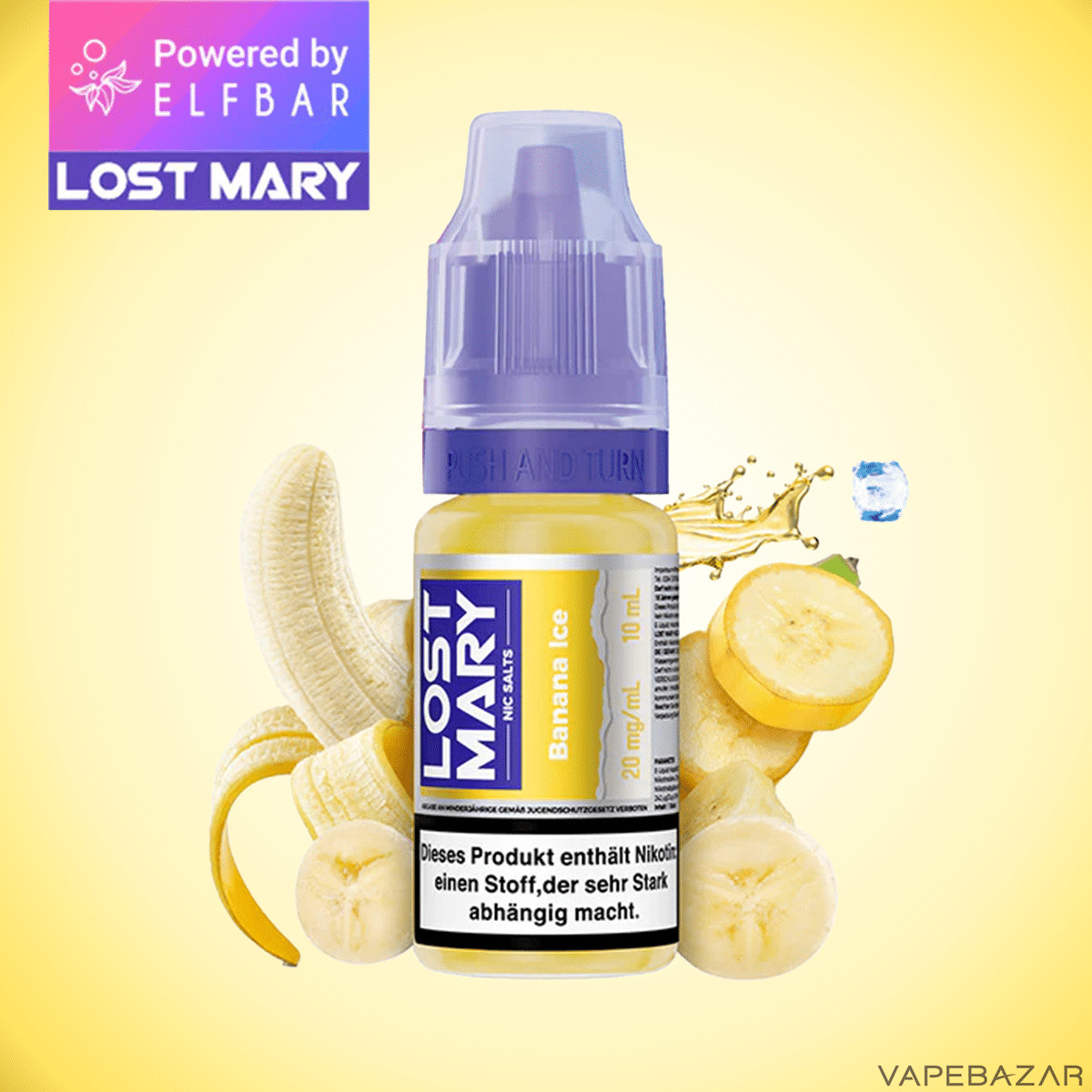 Elfbar Lost Mary NicSalt Banana Ice 1 | Vapebazar Elfbar Lost Mary Nicsalt - Banana Ice-1