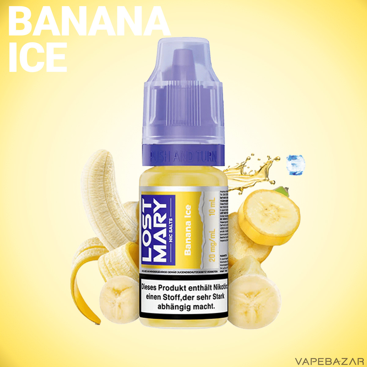Elfbar Lost Mary NicSalt Banana Ice | Vapebazar Lost Mary Nicsalt - Banana Ice
