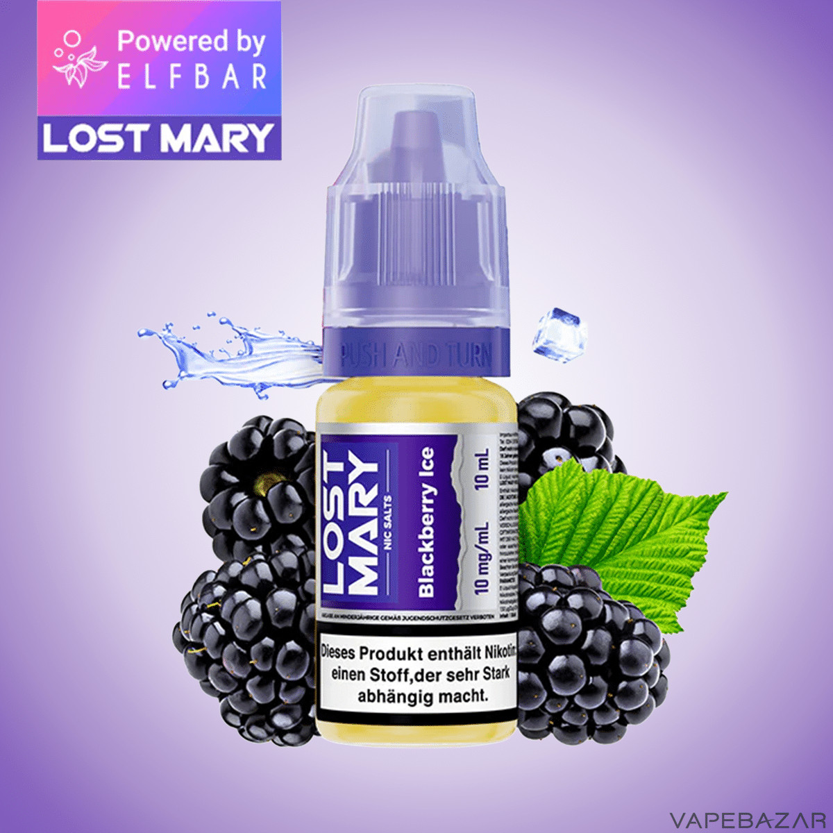 Elfbar Lost Mary NicSalt Blackberry Ice 1 | Vapebazar Elfbar Lost Mary Nicsalt - Blackberry Ice-1