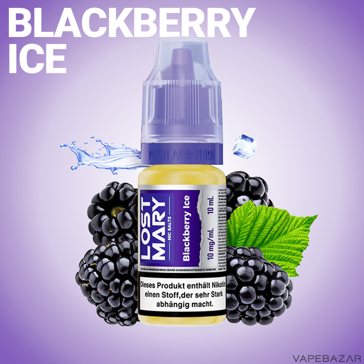 Elfbar Lost Mary NicSalt Blackberry Ice | Vapebazar Lost Mary Nicsalt - Blackberry Ice