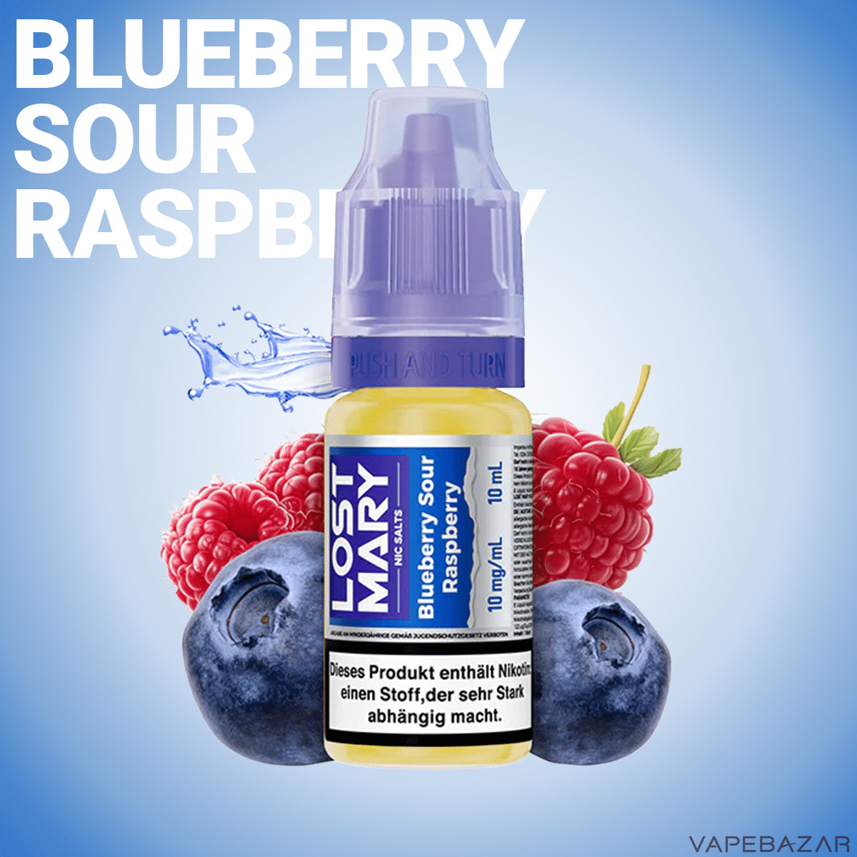 Elfbar Lost Mary NicSalt Blueberry Sour Raspberry | Vapebazar Lost Mary Nicsalt - Blueberry Sour Raspberry