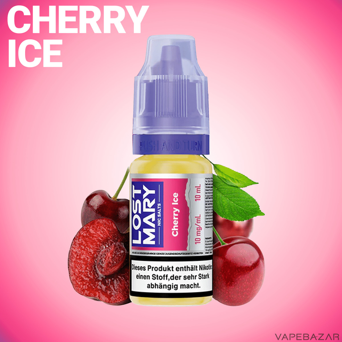 Elfbar Lost Mary NicSalt Cherry Ice | Vapebazar Lost Mary Nicsalt - Cherry Ice – Bild 2