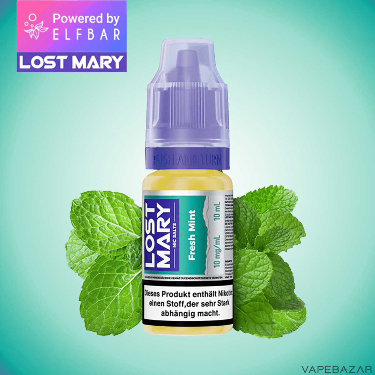 Elfbar Lost Mary NicSalt Fresh Mint 1 | Vapebazar Elfbar Lost Mary Nicsalt - Fresh Mint-1