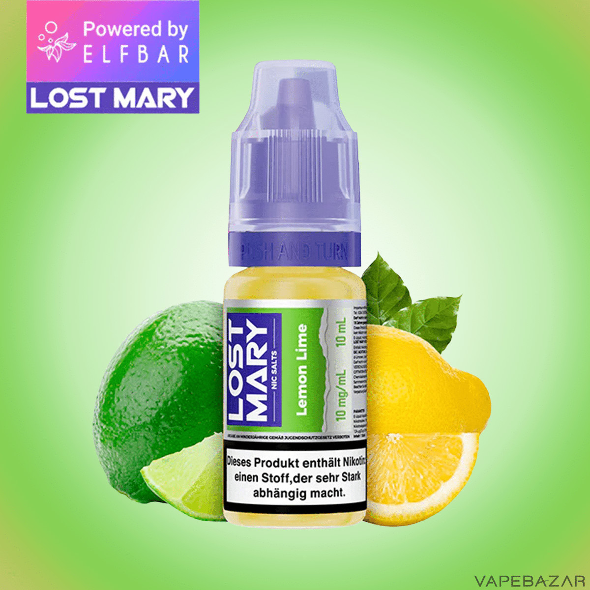 Elfbar Lost Mary NicSalt Lemon Lime 1 | Vapebazar Elfbar Lost Mary Nicsalt - Lemon Lime-1