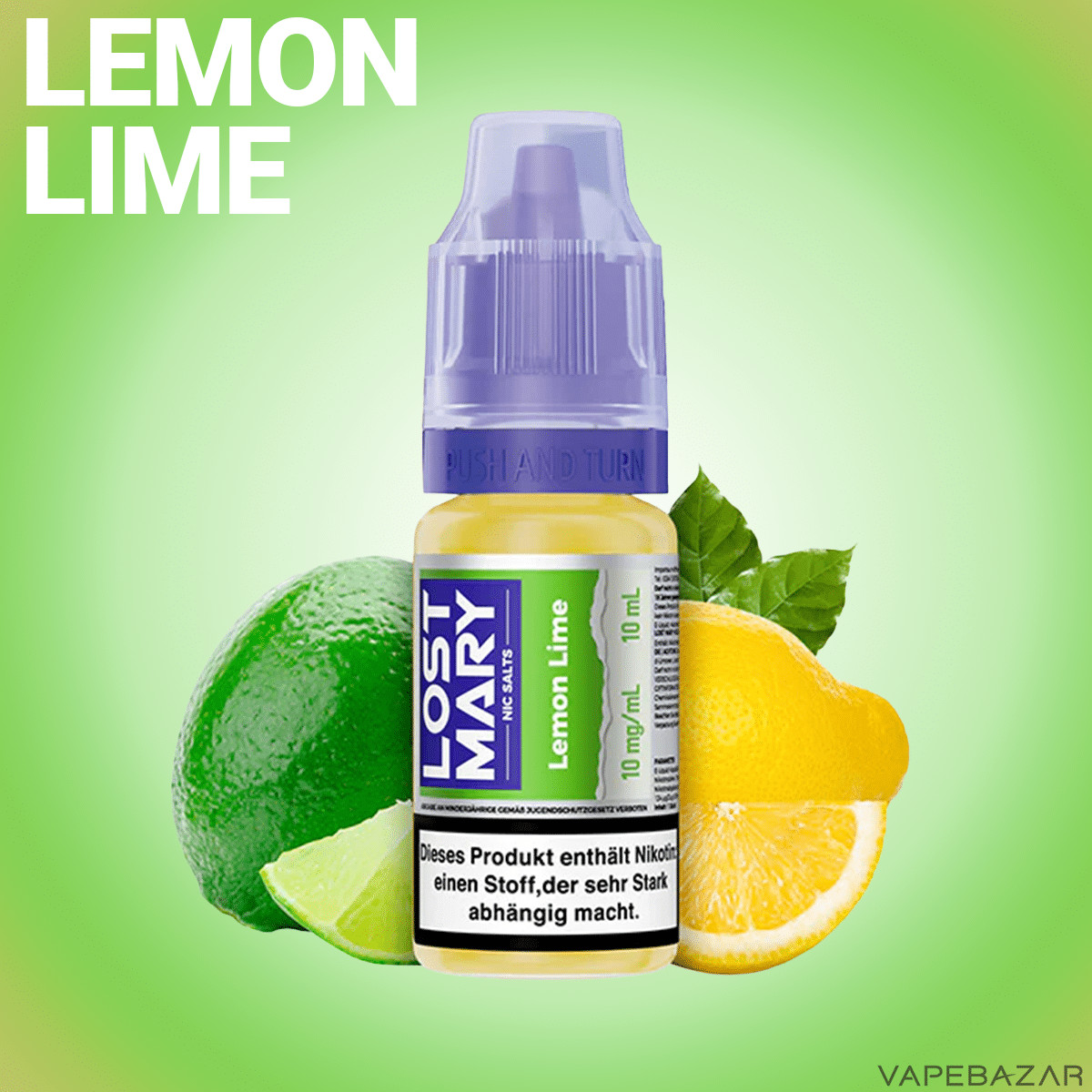 Elfbar Lost Mary NicSalt Lemon Lime | Vapebazar Lost Mary Nicsalt - Lemon Lime