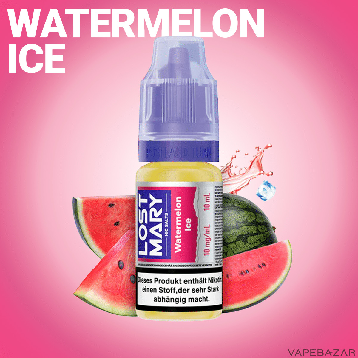 Elfbar Lost Mary NicSalt Watermelon Ice | Vapebazar Lost Mary Nicsalt - Watermelon Ice – Bild 2
