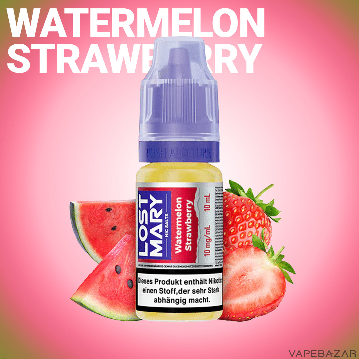 Elfbar Lost Mary NicSalt Watermelon Strawberry | Vapebazar Lost Mary Nicsalt - Watermelon Strawberry