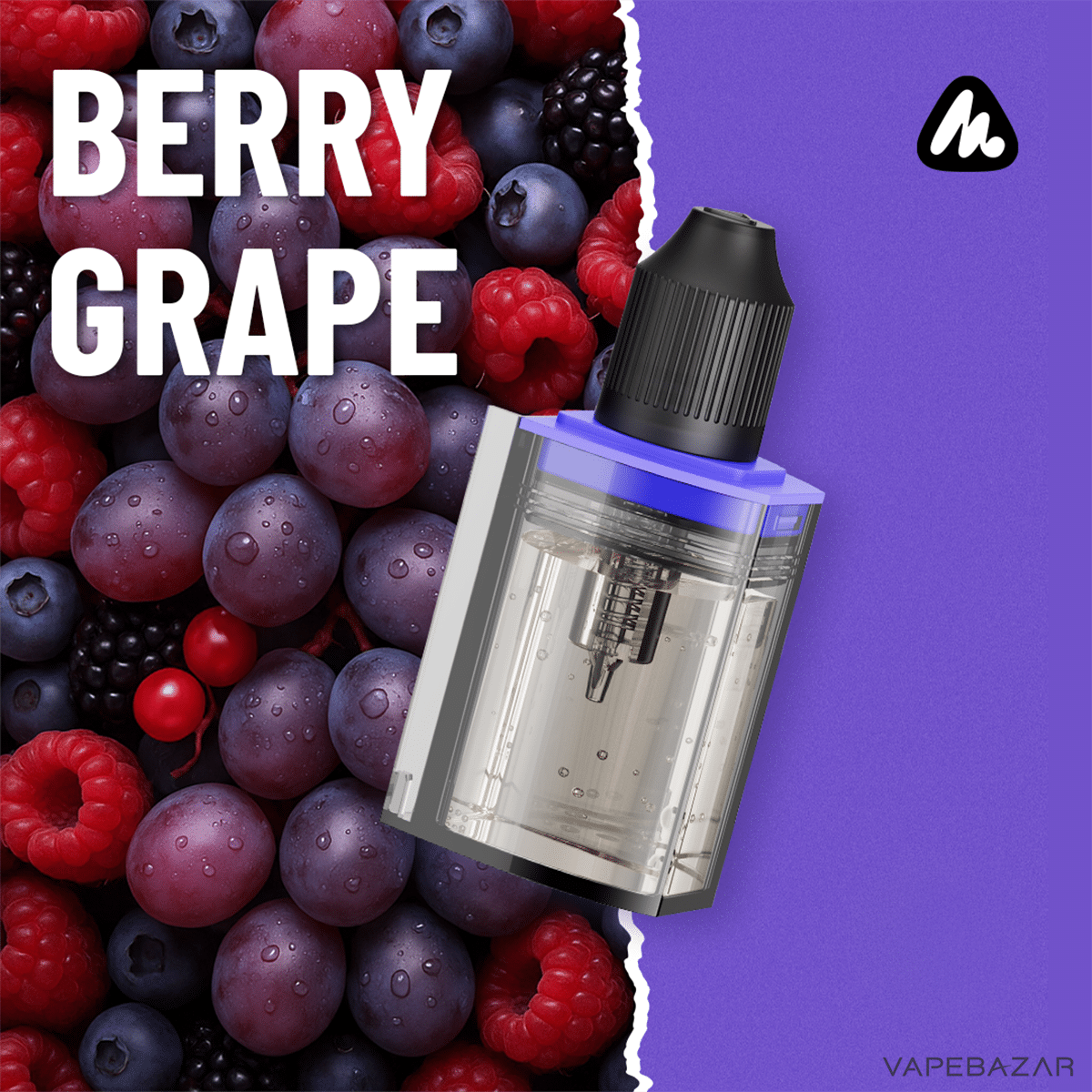 Mevol S Pods Berry Grape | Vapebazar Mevol S 10K Pods - Berry Grape
