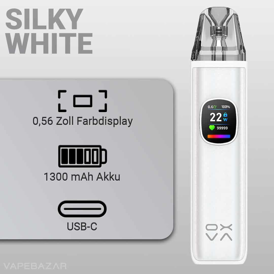 Oxva Xlim Pro 2 Dna Silk White 2 | Vapebazar Oxva Xlim Pro 2 Dna Version Kit - Silk White